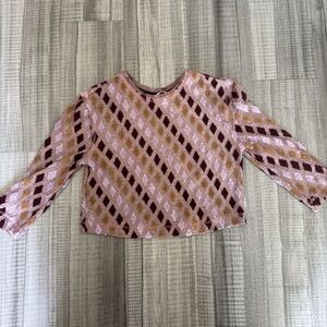 Free People cropped long sleeve